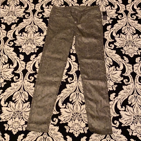 NWT Bisou Bisou Snake-print Jean/pant, Sz 4! - Picture 2 of 5